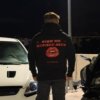 HOODIE BLACK KISS ME BEFORE RIDE