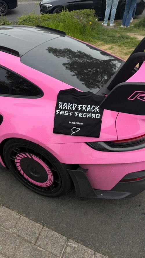 T-SHIRT "HARD TRACK, FAST TECHNO"