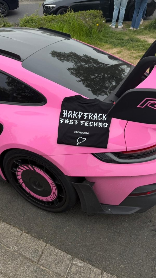 T-SHIRT "HARD TRACK, FAST TECHNO"