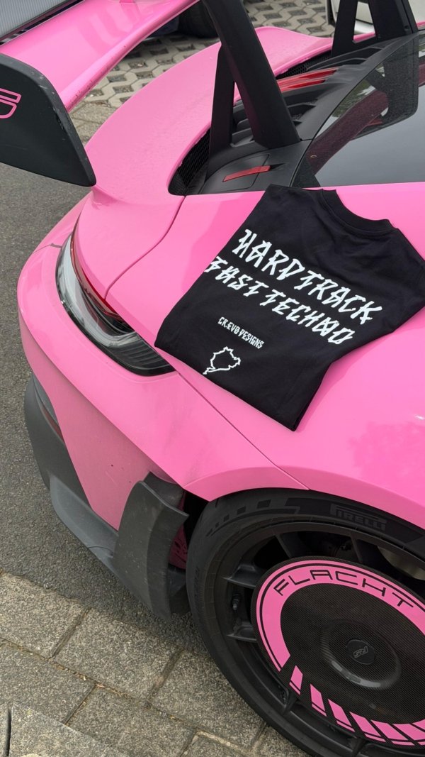 T-SHIRT "HARD TRACK, FAST TECHNO"